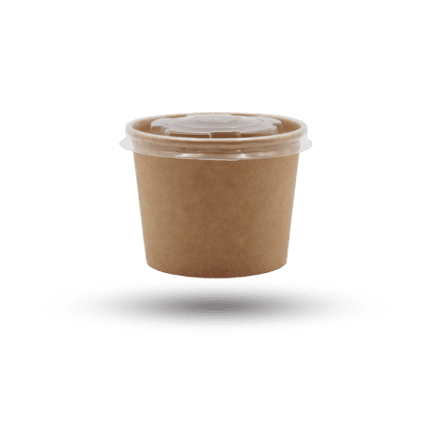 علبة شوربة مع غطاء 500 سم - 16 أونص