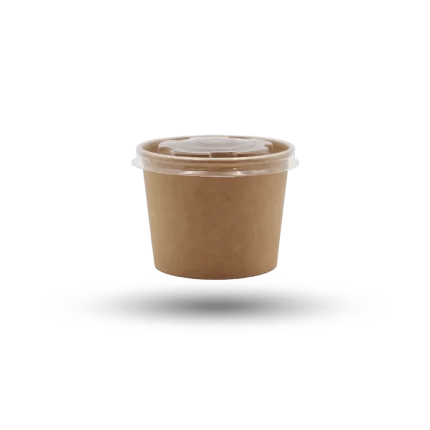 علبة شوربة مع غطاء 350 سم 12 أونص